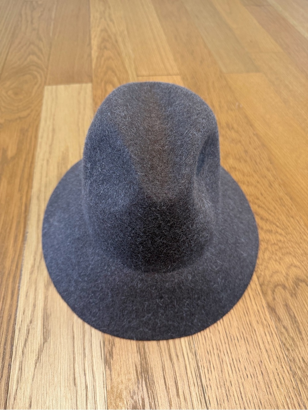 Loro Piana Charcoal Felt Fedora